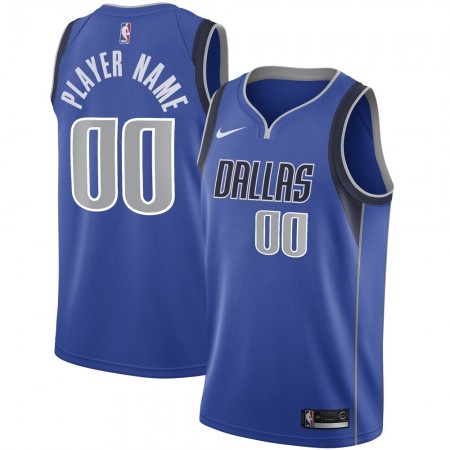 Herren NBA Dallas Mavericks Trikot Benutzerdefinierte Nike 2020-2021 Icon Edition Swingman